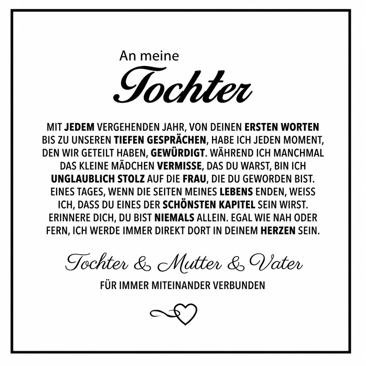 An meine Tochter – Armband Für immer verbunden - Image 7