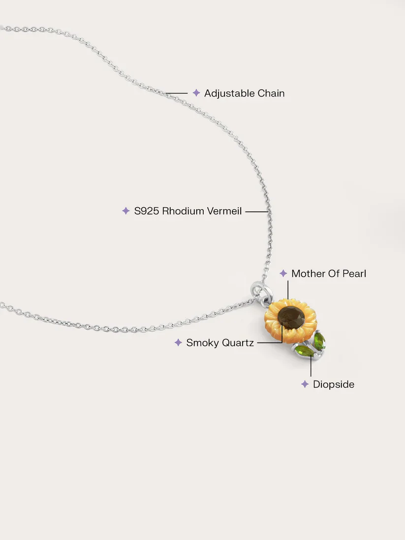 Blooming Sunflower Necklace - Image 8