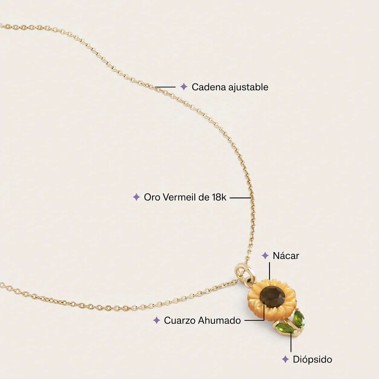 Collar Girasol en Flor - Image 5
