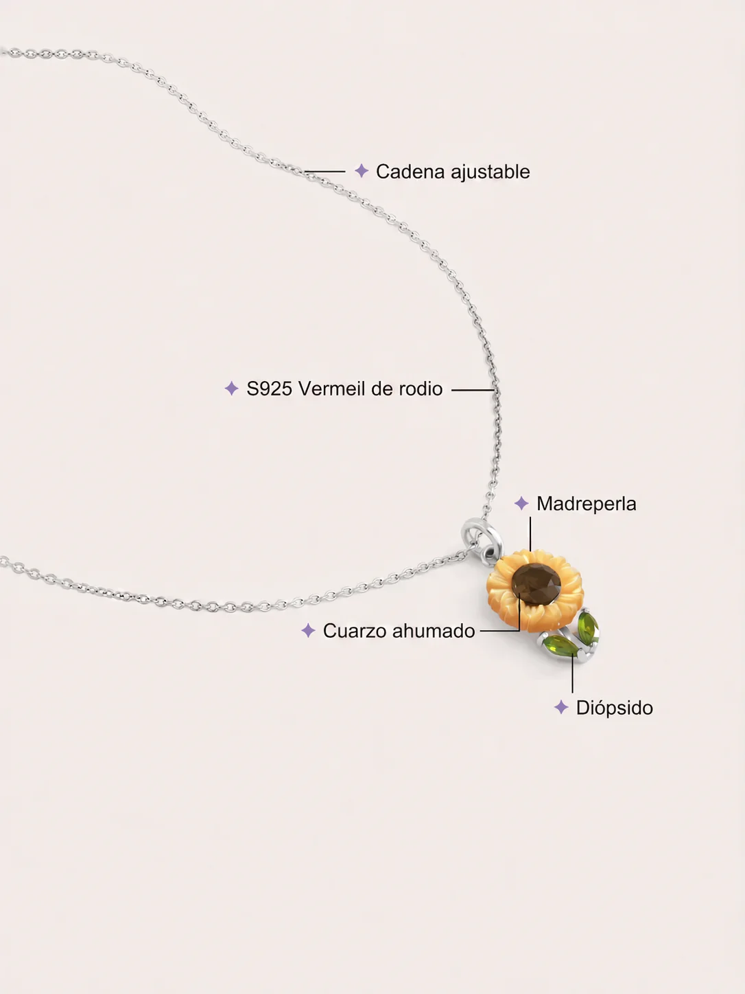 Collar Girasol en Flor - Image 8
