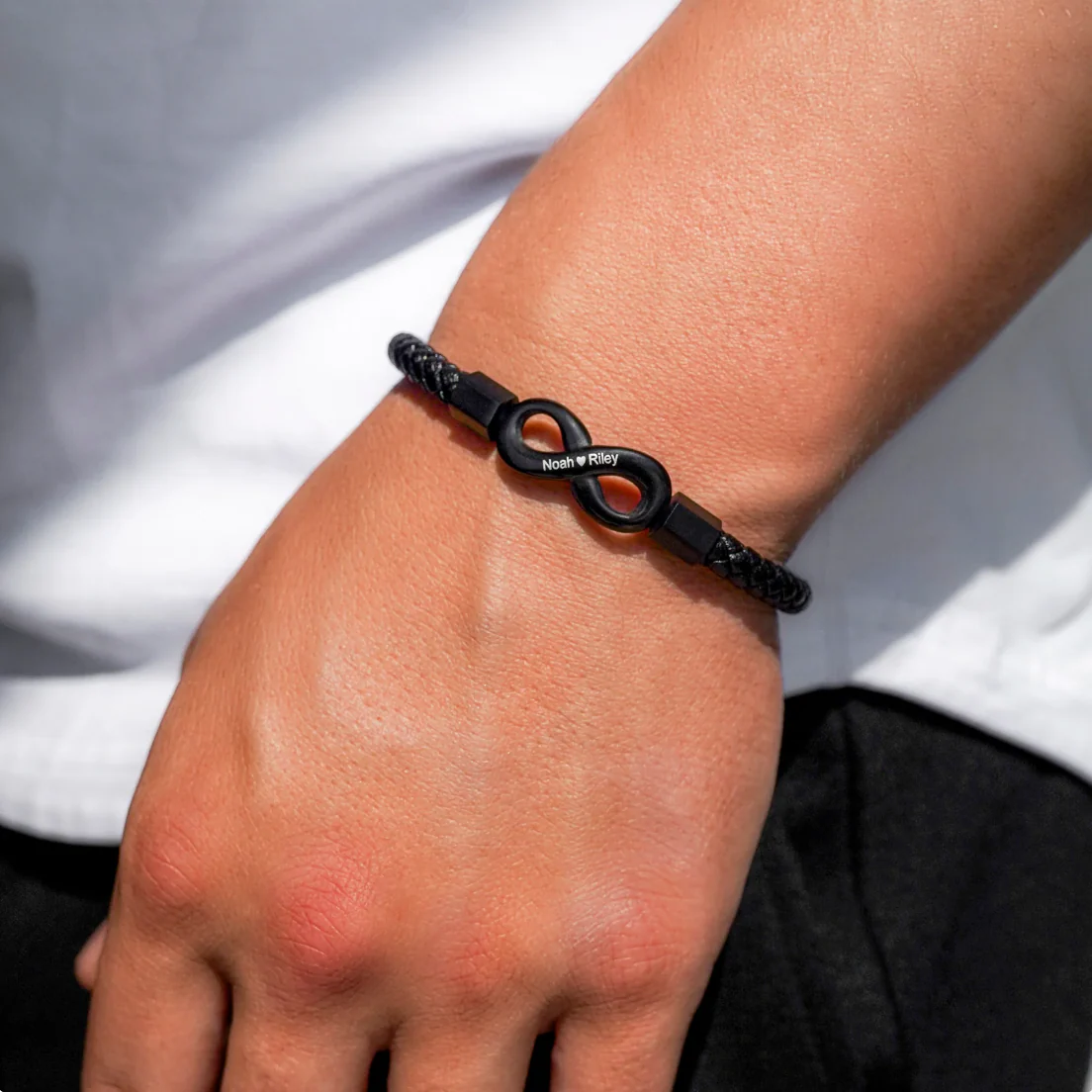 “Para mi hombre” Pulsera grabada - Image 2