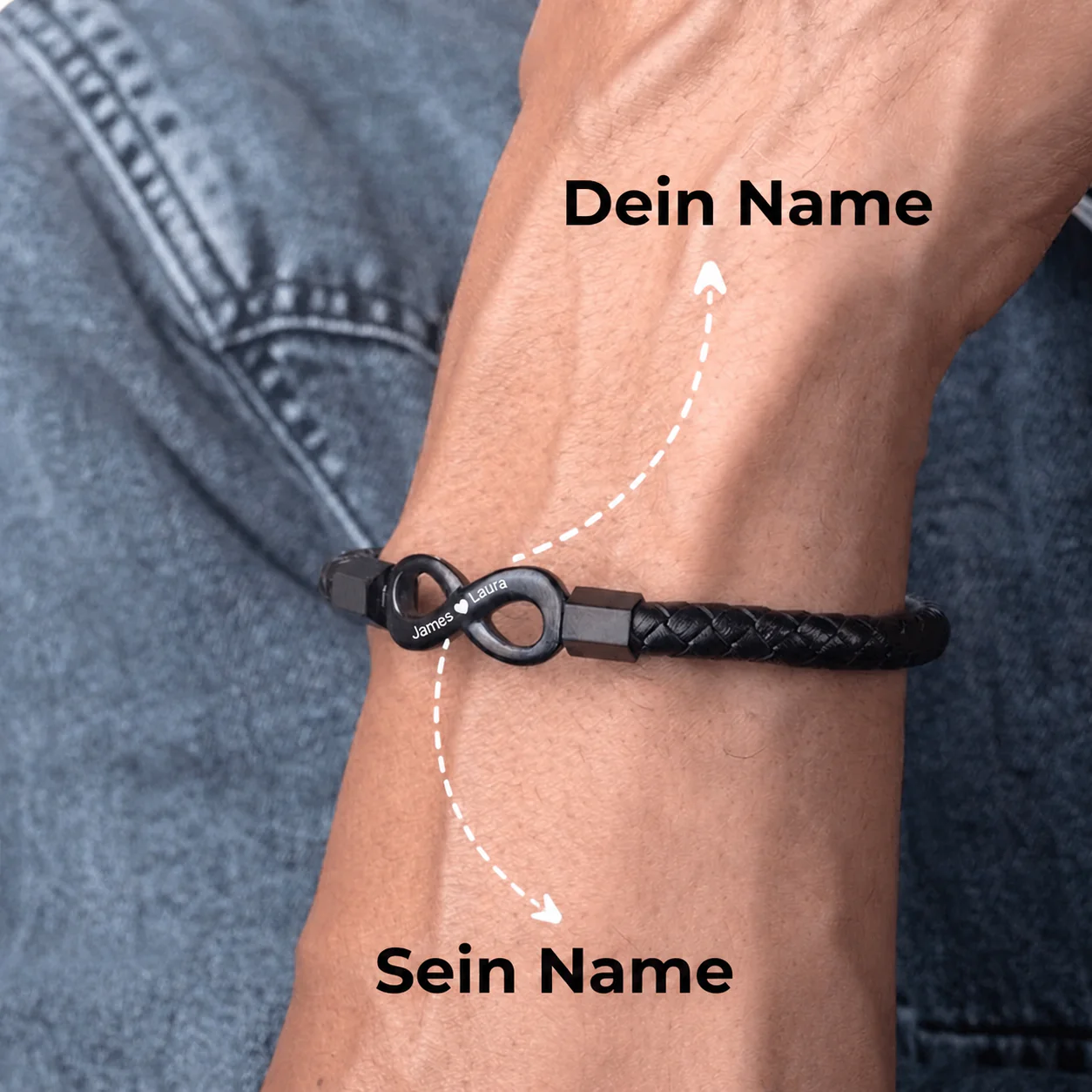 Graviertes Armband "Für meinen Mann" - Image 6