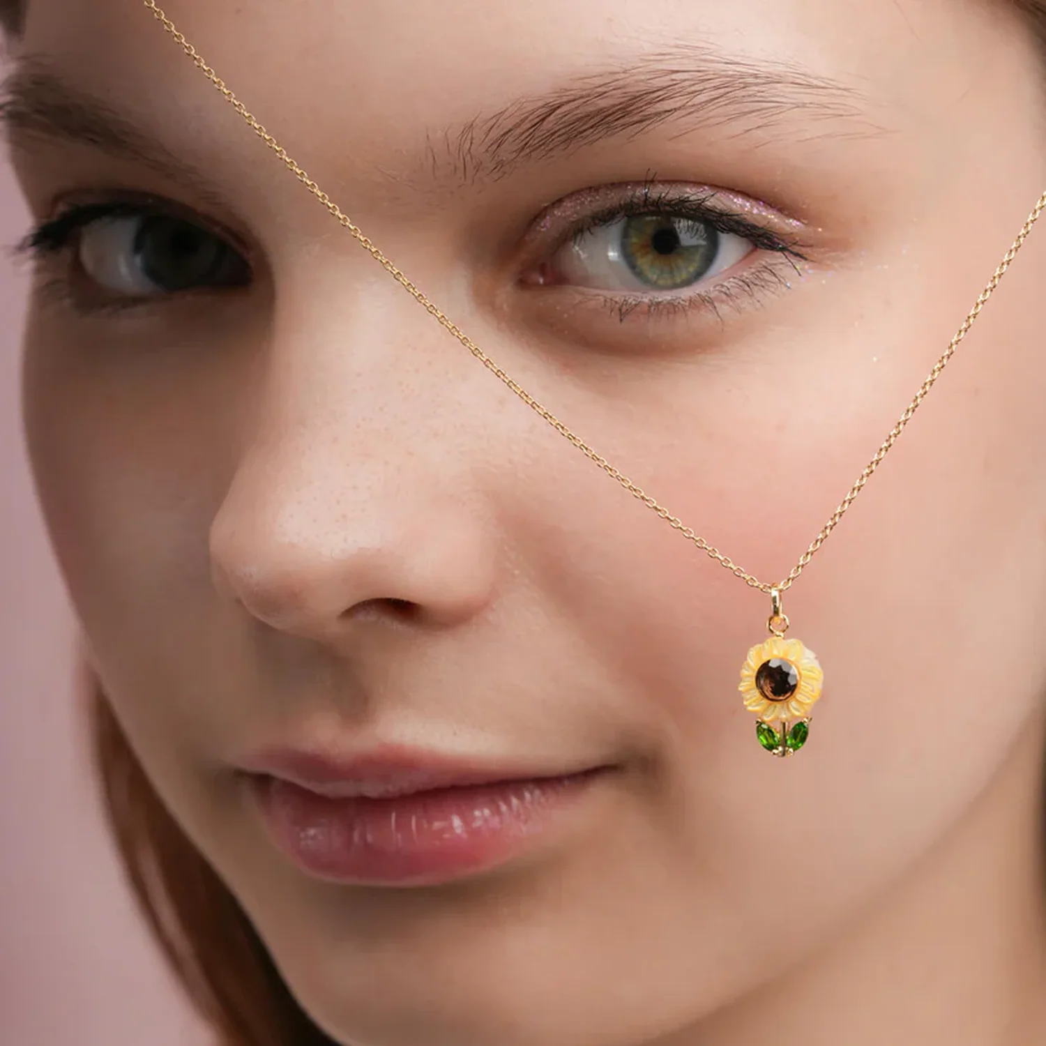 Blooming Sunflower Necklace - Image 4
