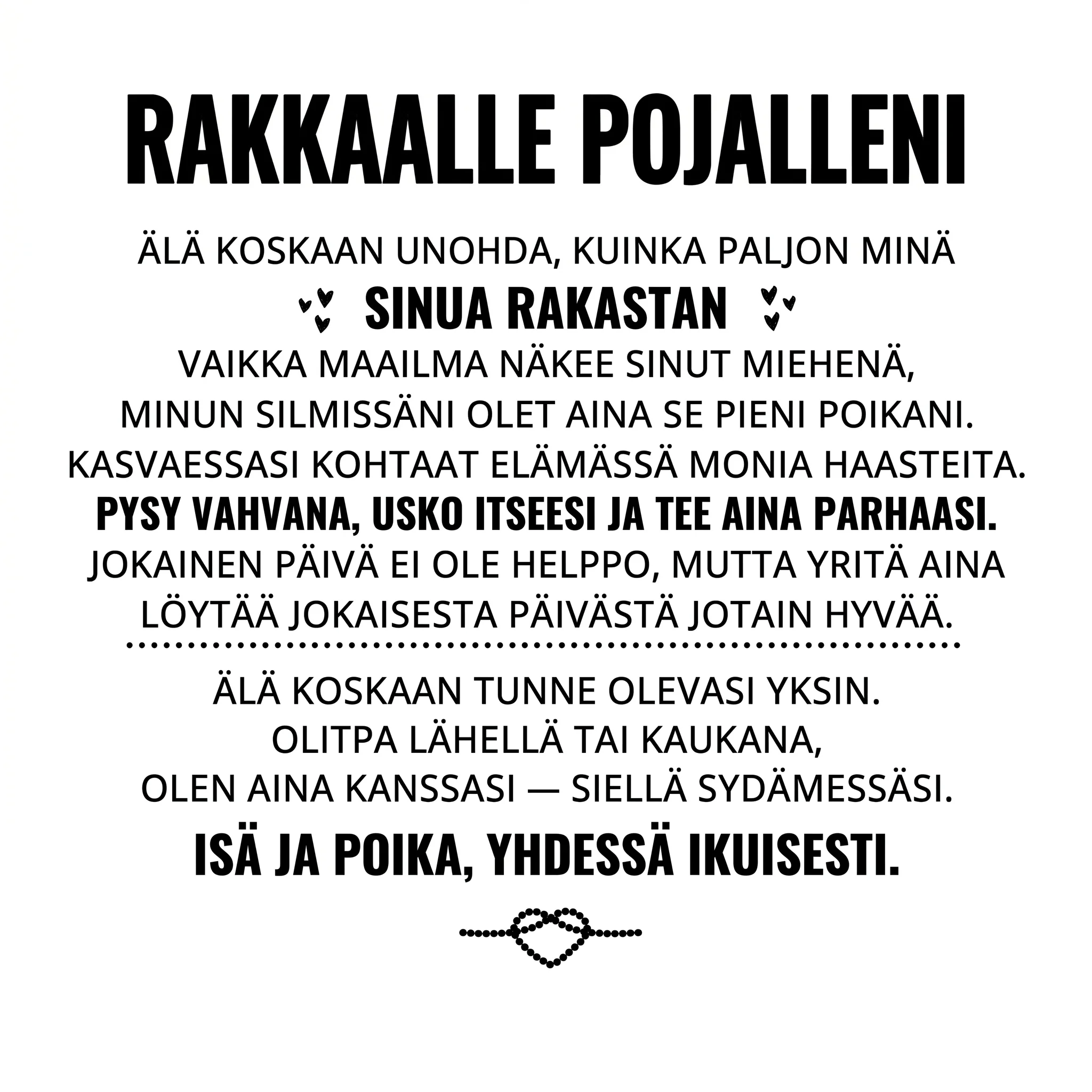 Kaiverrettu Rannekoru Pojalleni - Image 5