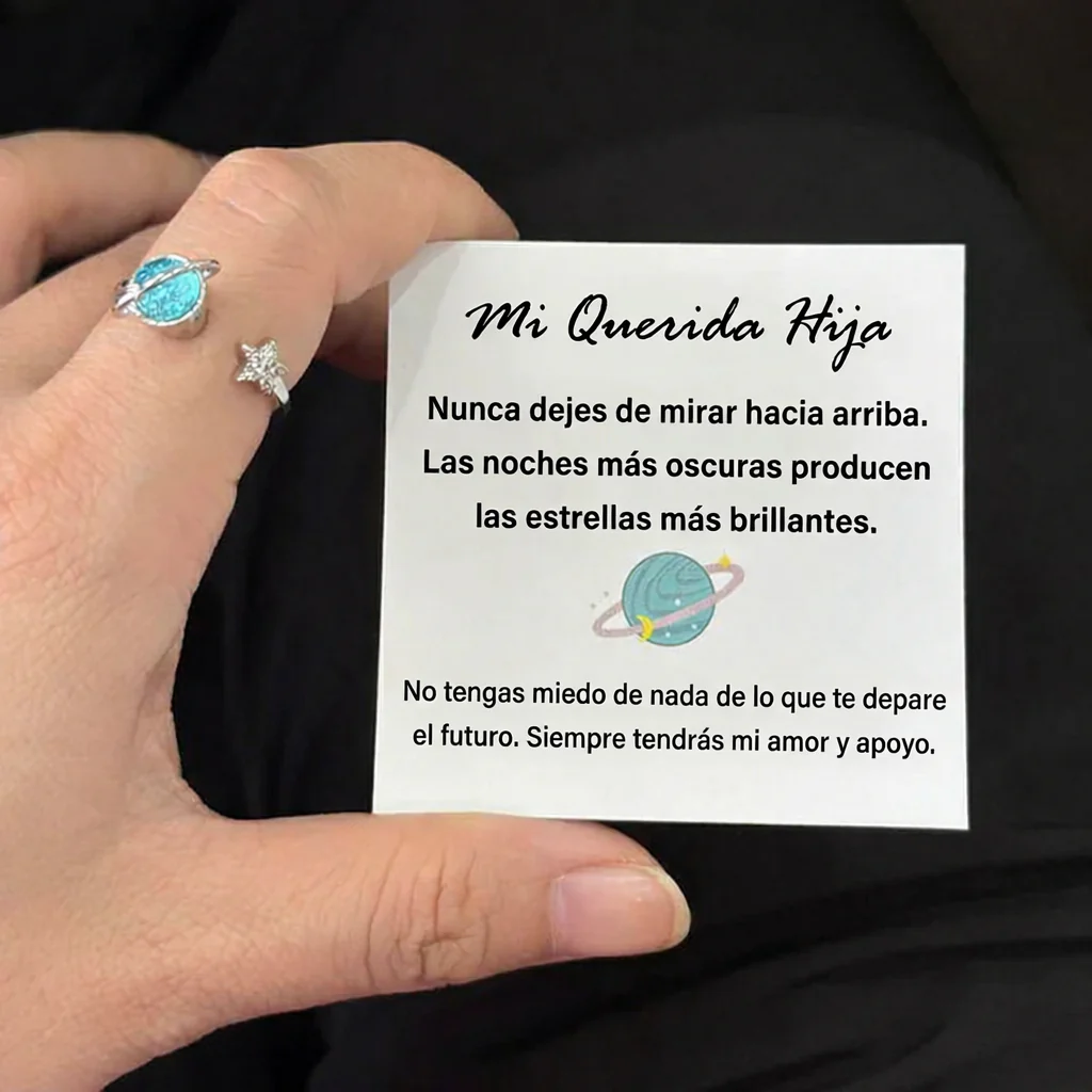 Para mi hija – Anillo de Luna y Estrella - Image 2