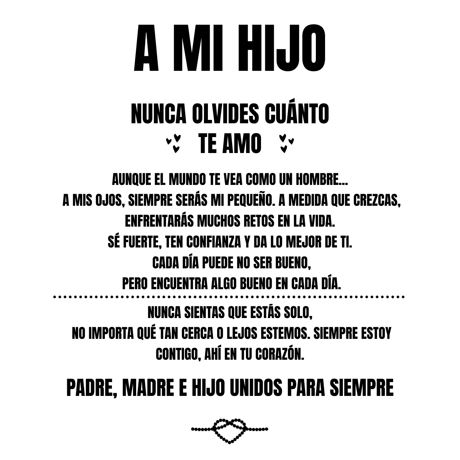 "Para Mi Hijo" Pulsera Grabada - Image 6