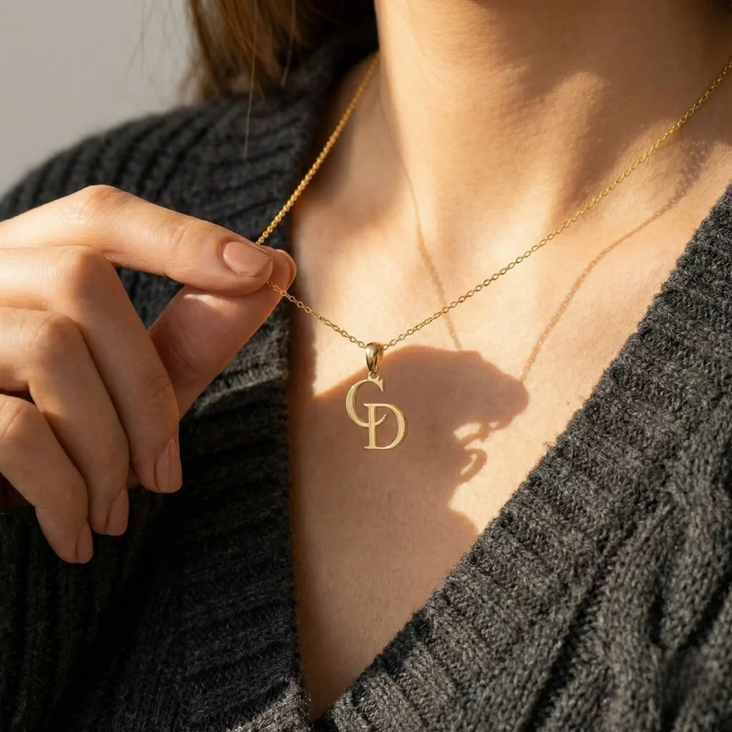 Personalized Letters Necklace - Image 4