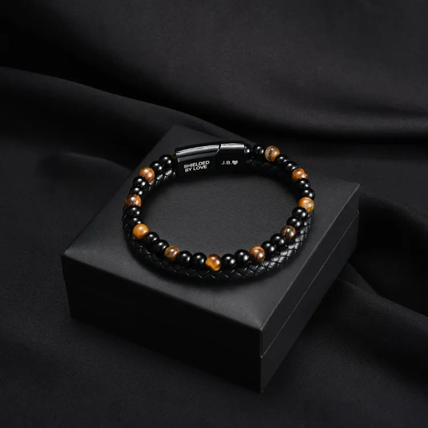 Sonens sköld – Tigeröga-armband - Image 5