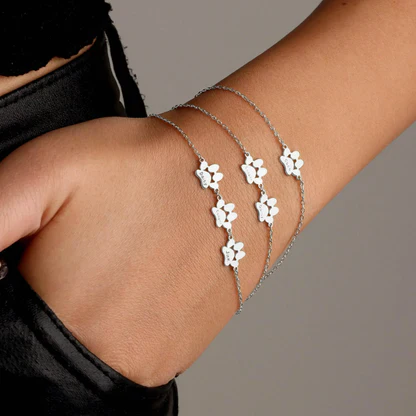 Personalized Pet Paw Name Bracelet - Image 2