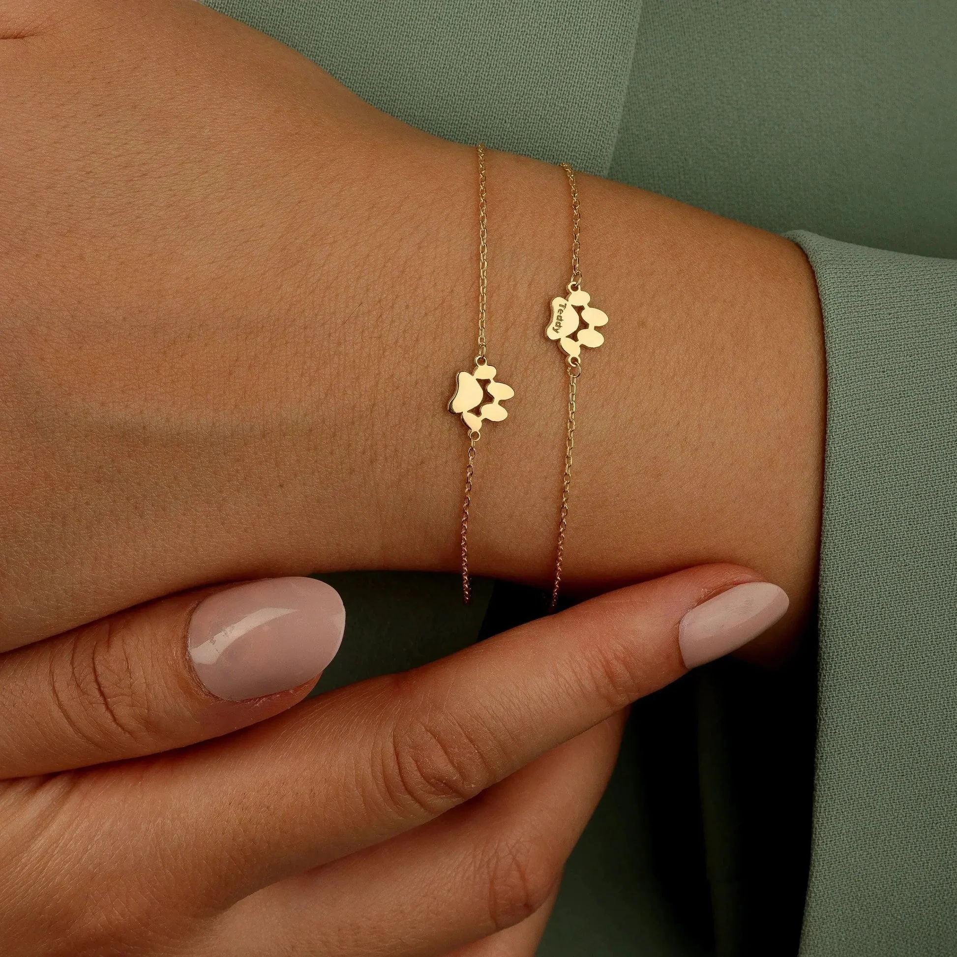 Personalized Pet Paw Name Bracelet - Image 6