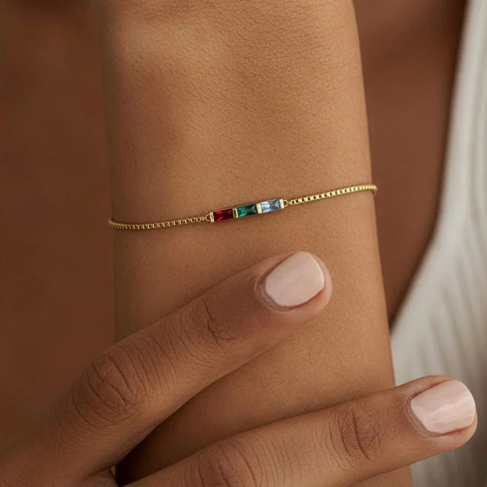 Regenbogen Geburtsstein Armband - Image 2