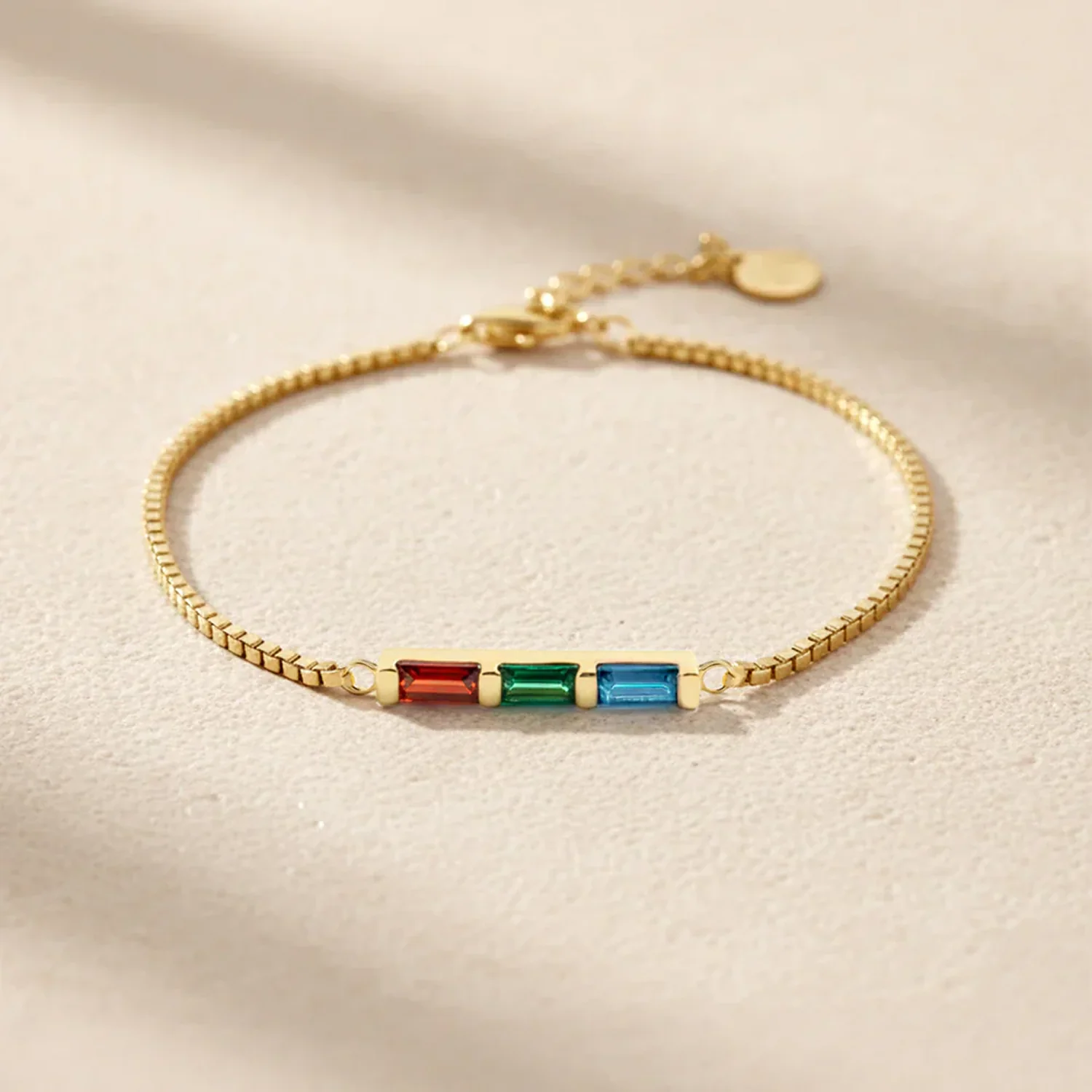 Regenbogen Geburtsstein Armband - Image 3